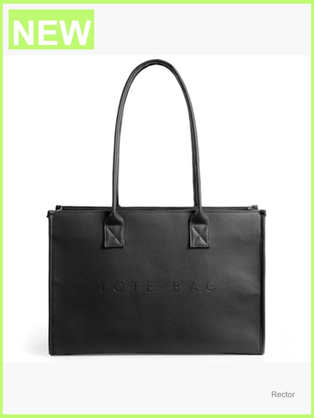 Oversize Pu Leather Tote Bag Weekender Shopper Handbag Purses Top Handle - Picture 6 of 6